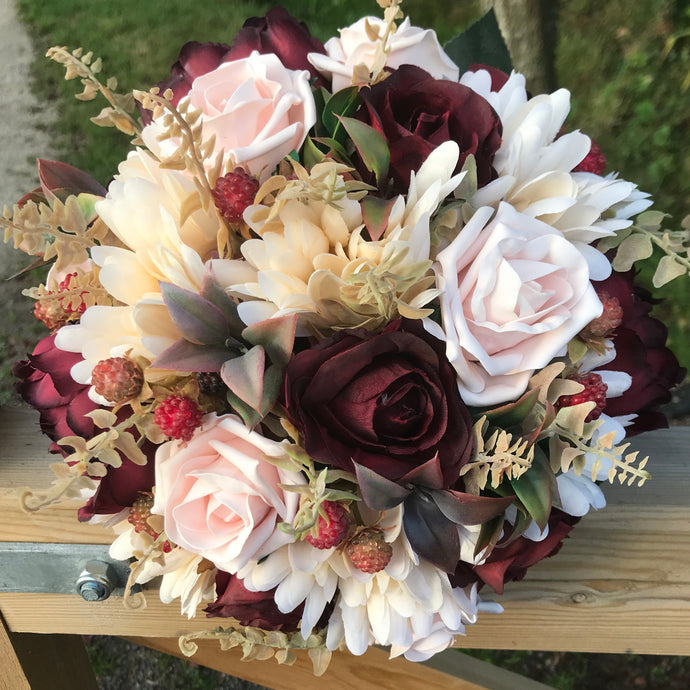 artificial wedding bouquet