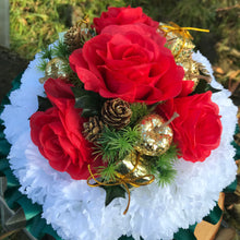 memorial flower arrangement
