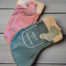 baby's 1st christmas stocking pink or blue