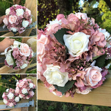dusky pink wedding bouquet