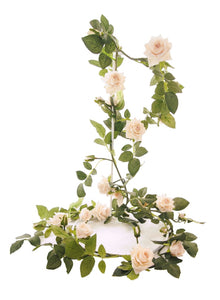 artificial nude rose garland