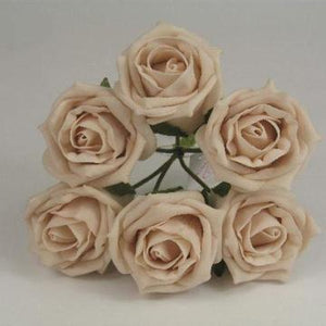 A wedding bouquet collection of foam roses in a choice of rose colour