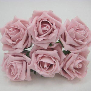 6cm vintage pink roam roses