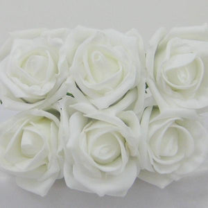 A wedding bouquet collection of foam roses in a choice of rose colour